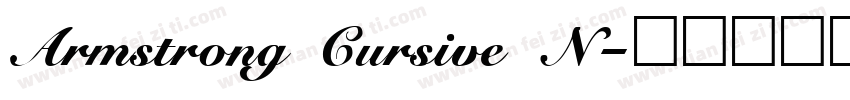 Armstrong Cursive N字体转换